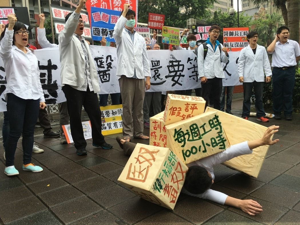 血汗醫護。　聯合報資料照／記者鄧桂芬攝影